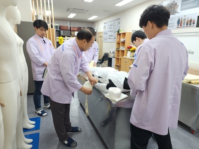 나눔장례지도사교육원 입관교육