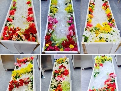 나눔장례지도사교육원 꽃침대 실습 (교육생 작품)